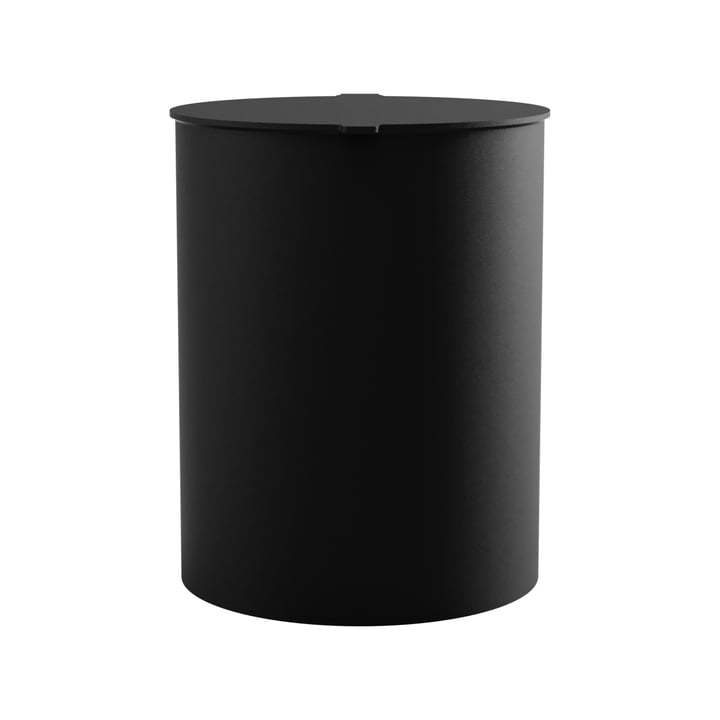 Bathroom trash can, black from Nichba Design