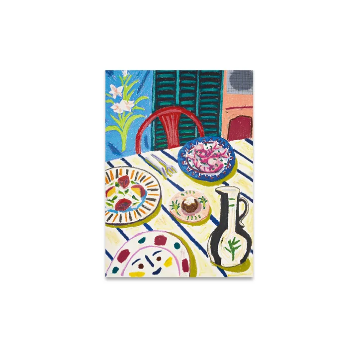 Tapas dinner poster from Paper Collective