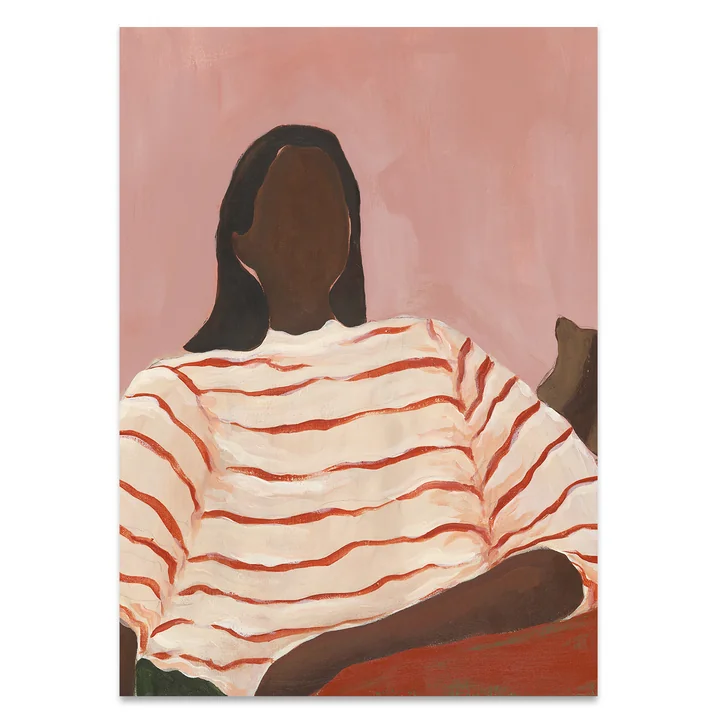 Red Stripes Poster from Paper Collective