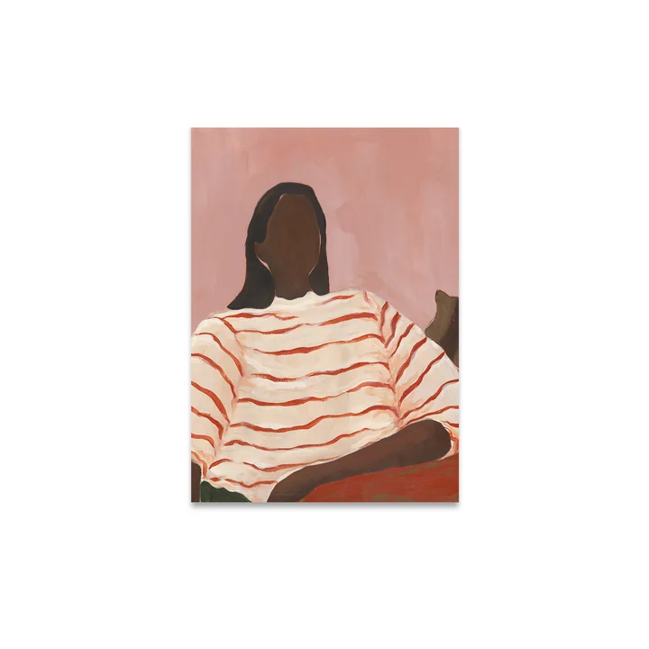 Red Stripes Poster from Paper Collective