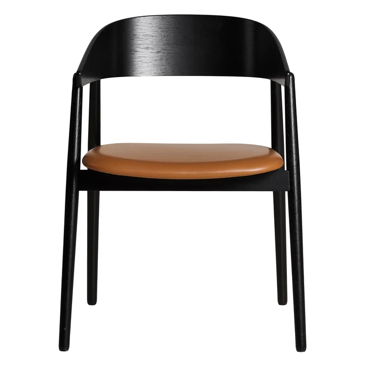 Andersen Furniture - AC2 Chair, black oak / cognac leather