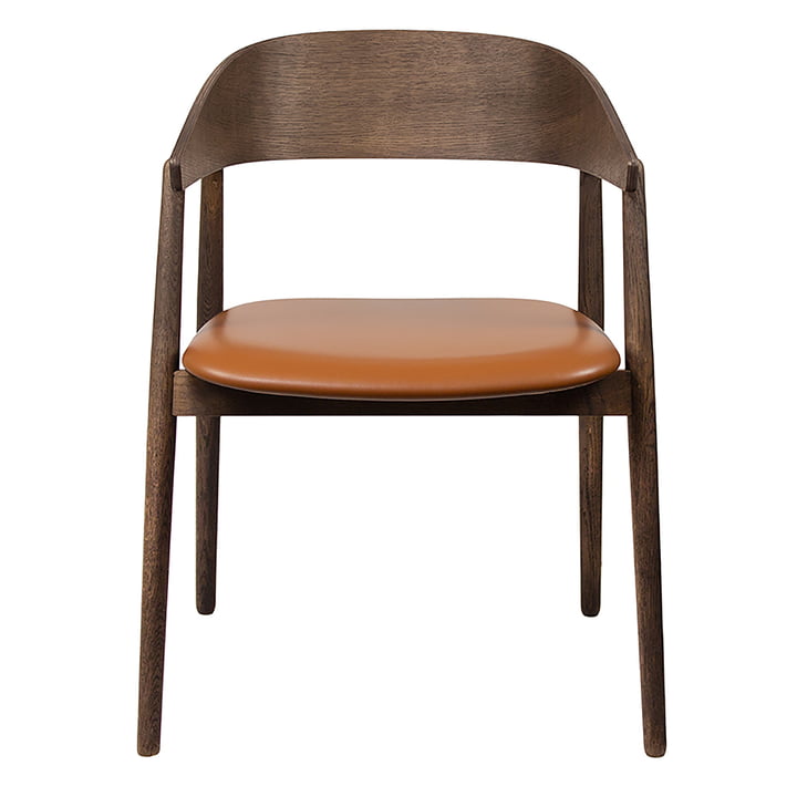 Andersen Furniture - AC2 Chair, oak smoked and oiled / leather cognac