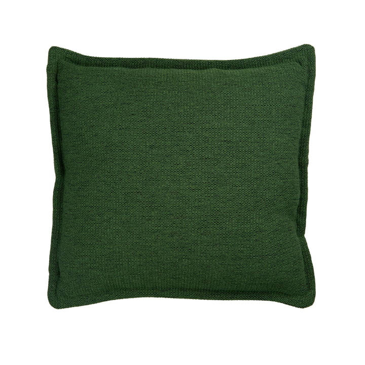 Picnic Cushion, 60 x 60 cm, deep moss green by Røros Tweed