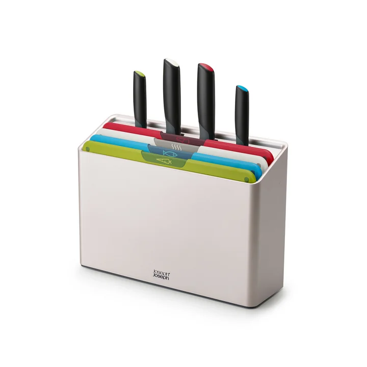 Joseph Joseph - Folio Icon Plus Knife and cutting board set, multicolor (8 pieces)