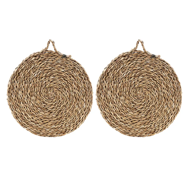 Acain Placemat Ø 29 cm, natural (set of 2) from Nicolas Vahé