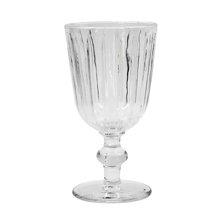 Groove Wine glass, clear (set of 4) from Nicolas Vahé
