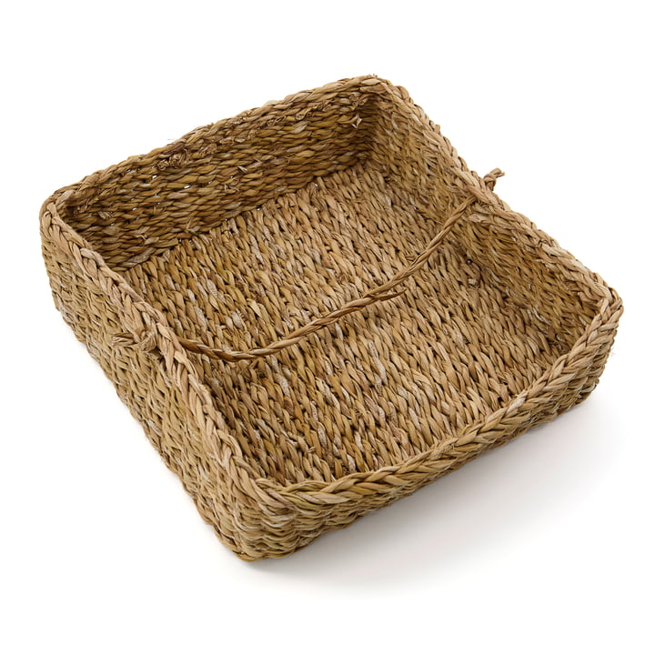 Naba Basket, 23 cm x 23 cm, natural from Nicolas Vahé