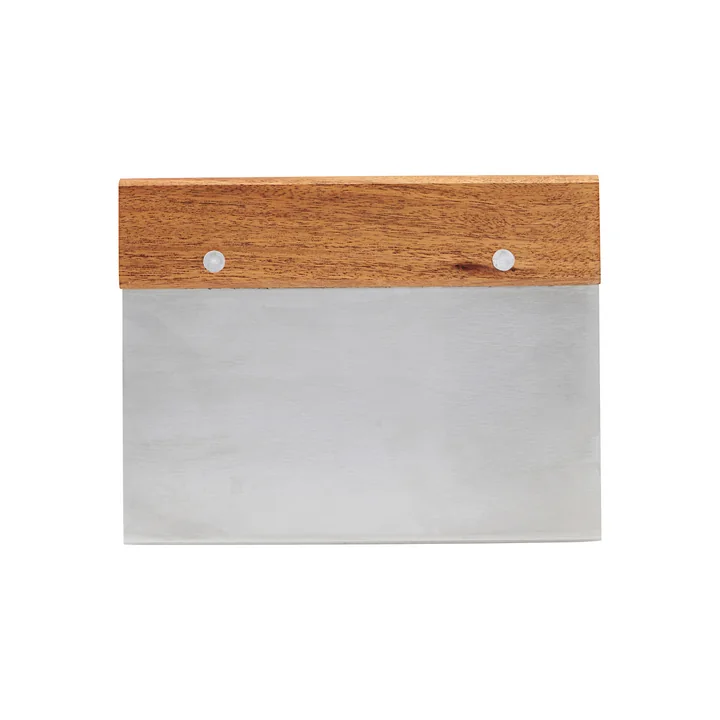 Dough cutter, acacia natural / stainless steel from Nicolas Vahé