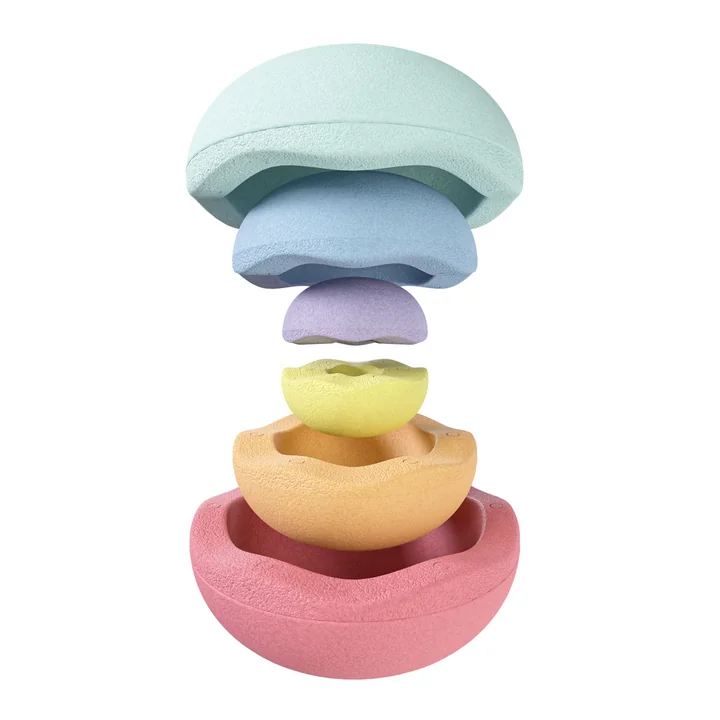 Stapelstein® - Inside rainbow pastel, mulitcolor (set of 6)