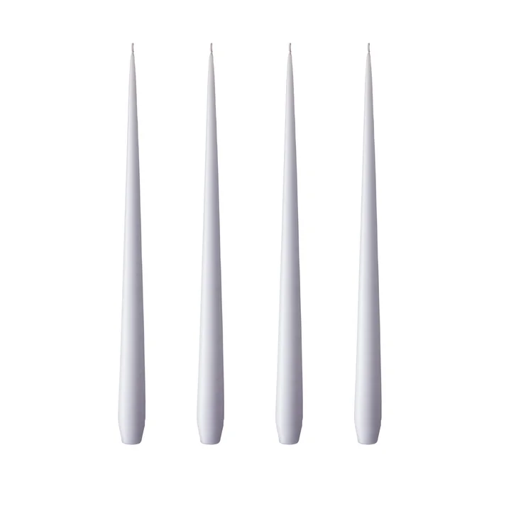 ester & erik - taper candle, 24 cm, No. 12, airy violet / matte (set of 4)