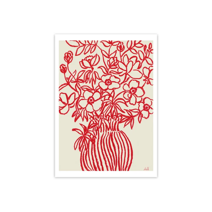 The Poster Club - Poppy Studies I by Anine Cecilie Iversen, 40 x 50 cm