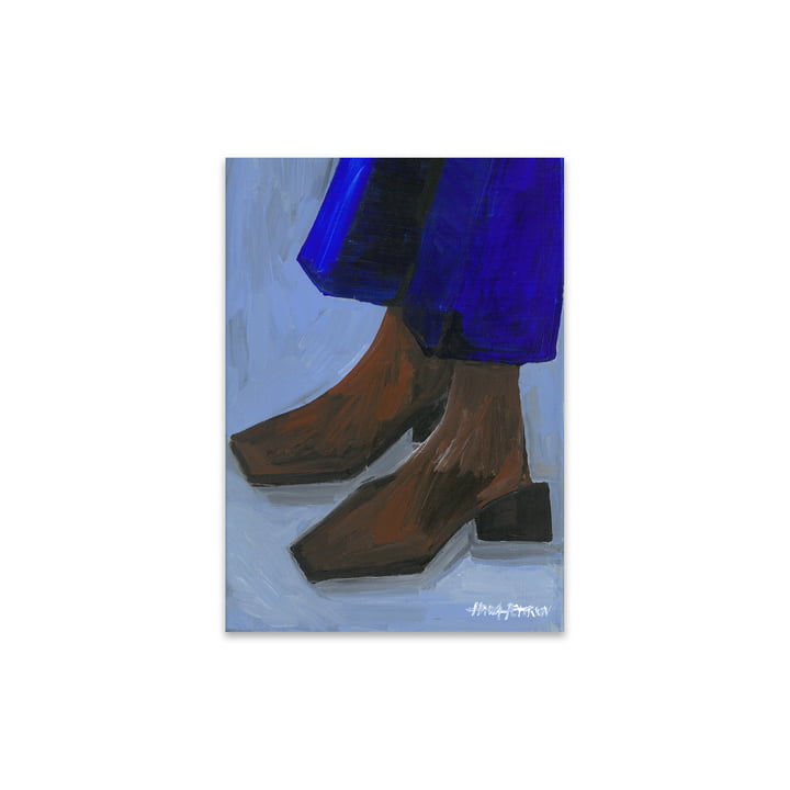 Boots and Blues By Hanna Peterson for The Poster Club