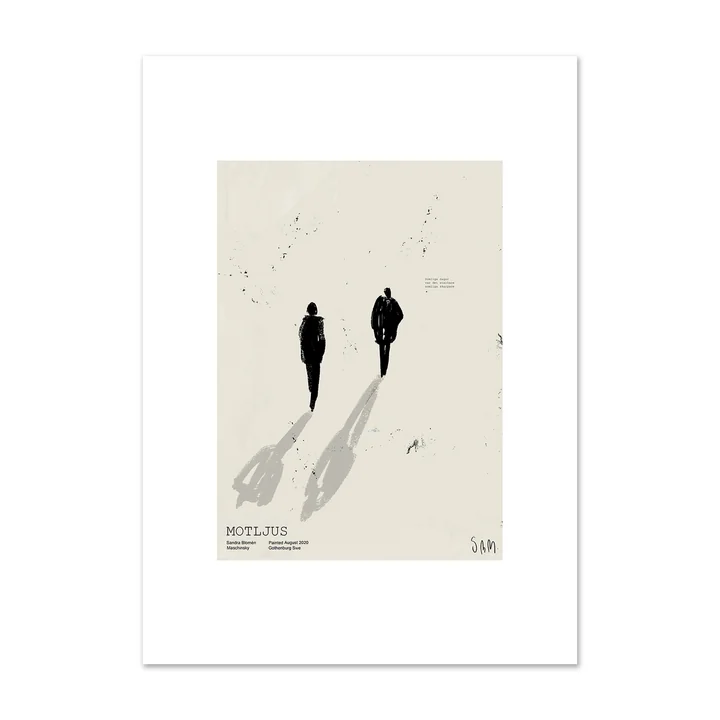 Motljus by Sandra Blomen Maschinsky for The Poster Club