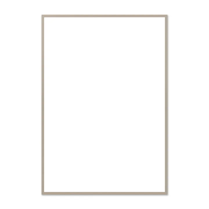 Picture frame oak beige, plexiglass for The Poster Club