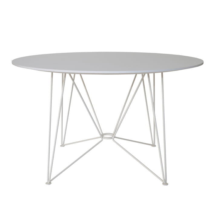 The Ring Table, H 74 x Ø 120 cm, HPL white from Acapulco Design