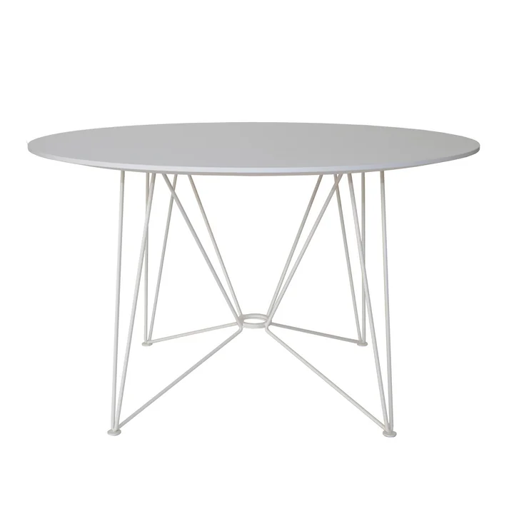 The Ring Table, H 74 x Ø 120 cm, HPL white from Acapulco Design