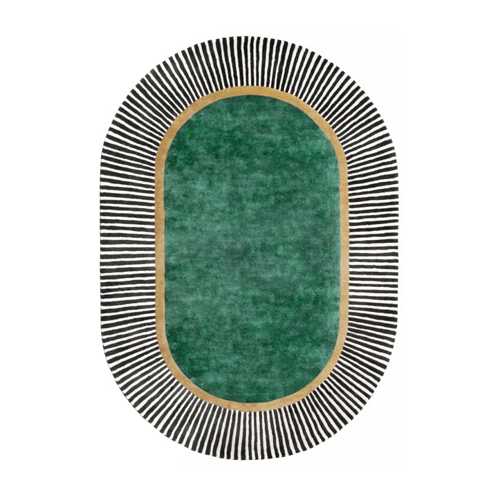 Studio Zondag - Farah Carpet 170 x 240 cm, green / gold
