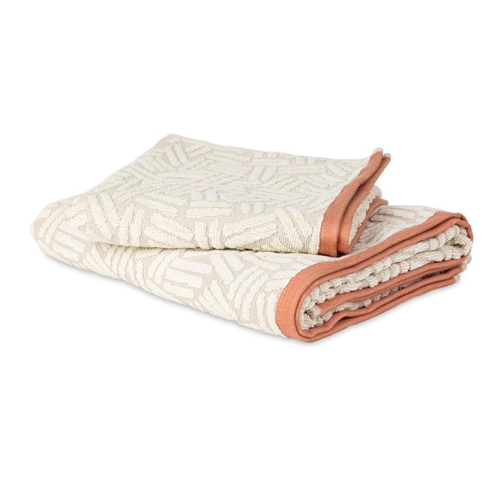 Studio Zondag - Stok Bath towel and towel, beige / white