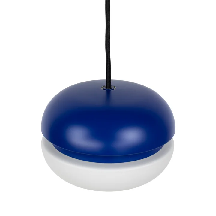 HANA - Macaron Pendant light, Ø 18 cm, matt ultramarine