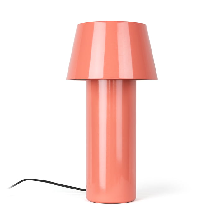 HANA - BLL Table lamp, high-gloss lacquered light tomato