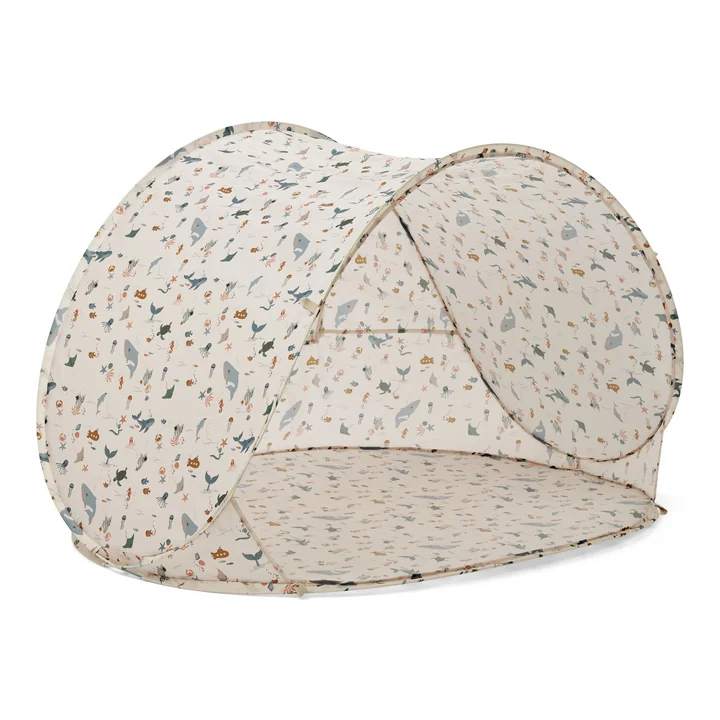 Cassie pop up tent, 150 x 110 x 90 cm, sea creature / sandy by LIEWOOD