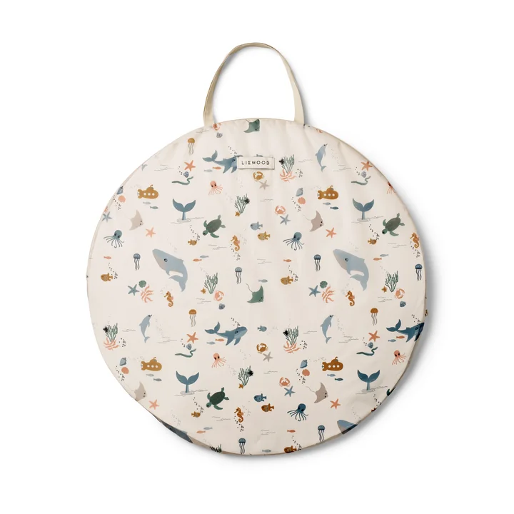 Cassie pop up tent, 150 x 110 x 90 cm, sea creature / sandy by LIEWOOD