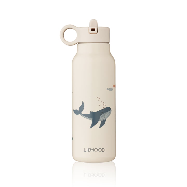 Falk Water bottle, 350 ml, sea creature / sandy by LIEWOOD