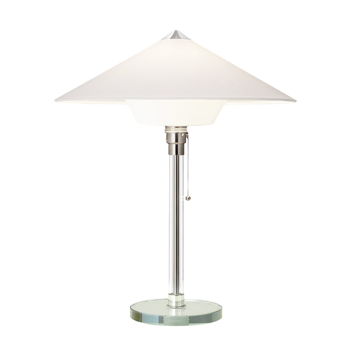 Tecnolumen - Wagenfeld Table lamp WG28, H 50 cm x Ø 44 cm, white