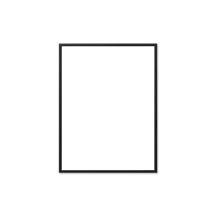Picture frame aluminum black for The Poster Club