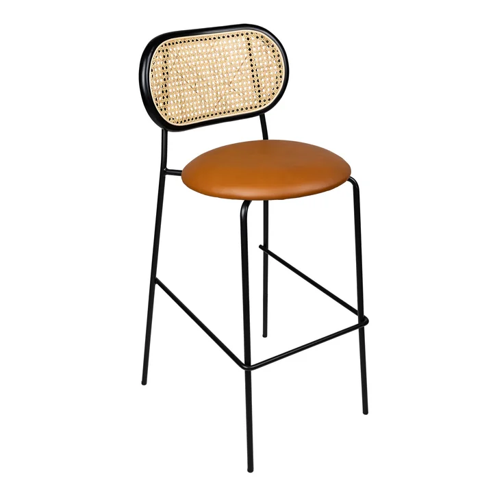 Studio Zondag - Rabbit Bar stool, black ash / black frame