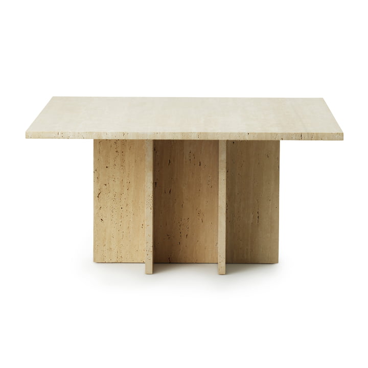 Edge Coffee table, large, travertine from Normann Copenhagen