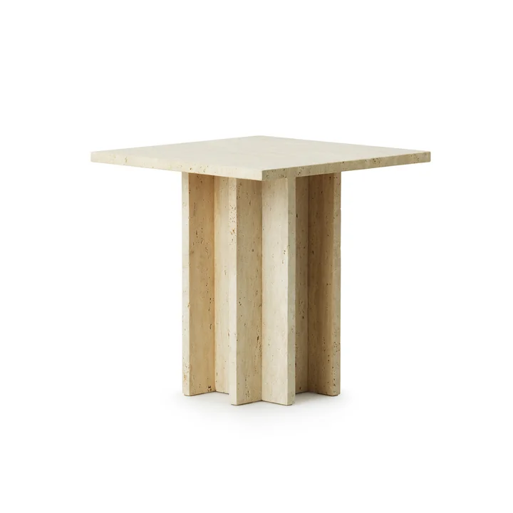 Edge Coffee table, small, travertine from Normann Copenhagen