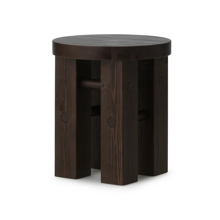 Fyr Stool, dark brown from Normann Copenhagen