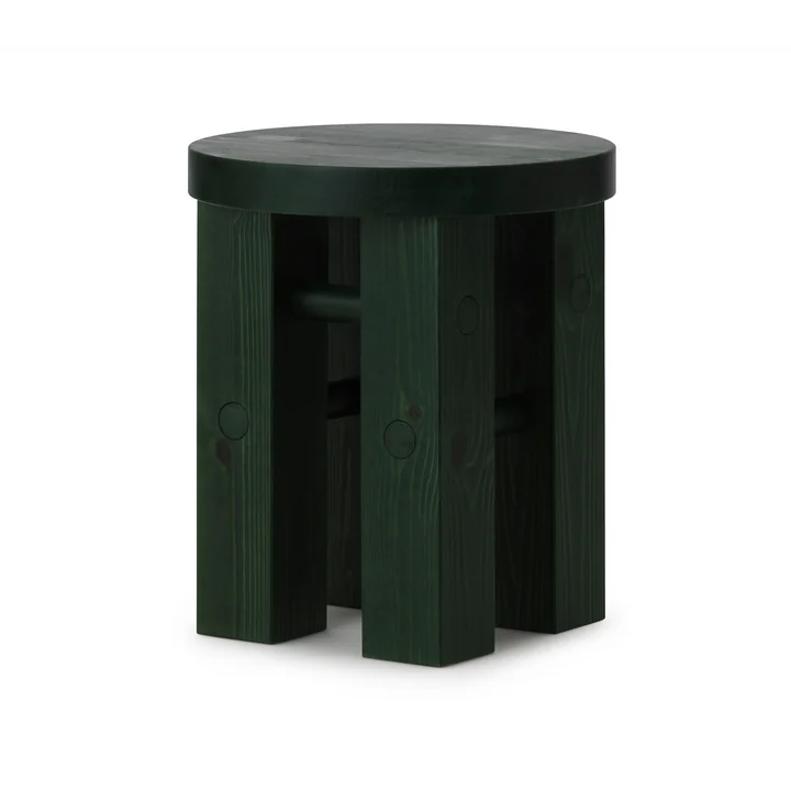 Fyr Stool, dark green from Normann Copenhagen