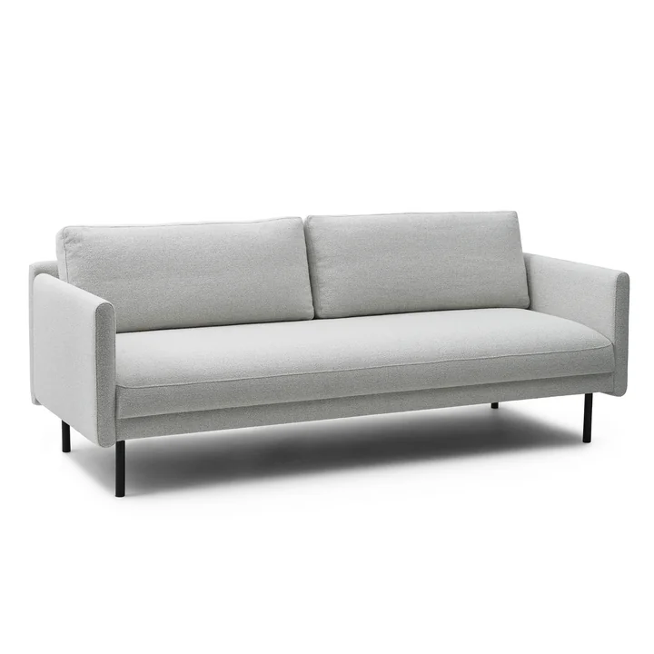 Rar 3-seater sofa, black / Venezia off-white from Normann Copenhagen