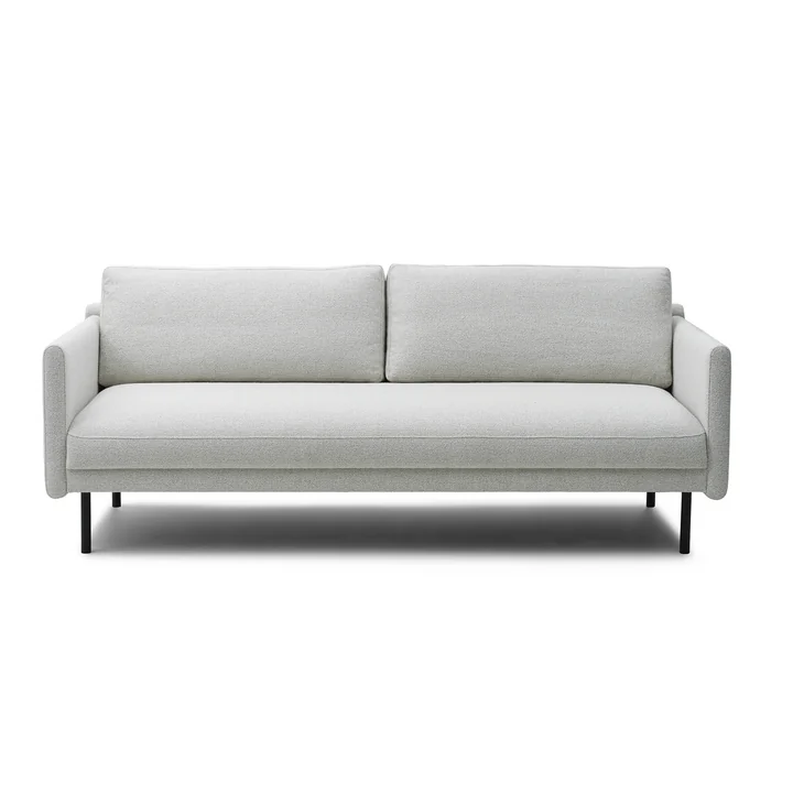 Rar 3-seater sofa, black / Venezia off-white from Normann Copenhagen