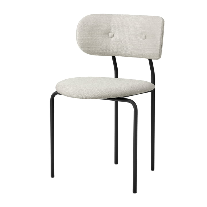 Gubi - Coco Dining chair full upholstery, black matt / Eero Special (106)
