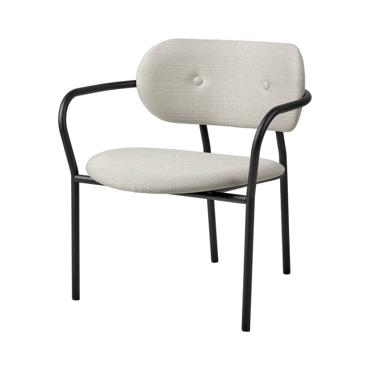Gubi - Coco Lounge Chair full upholstery, black matt / Eero Special (106)
