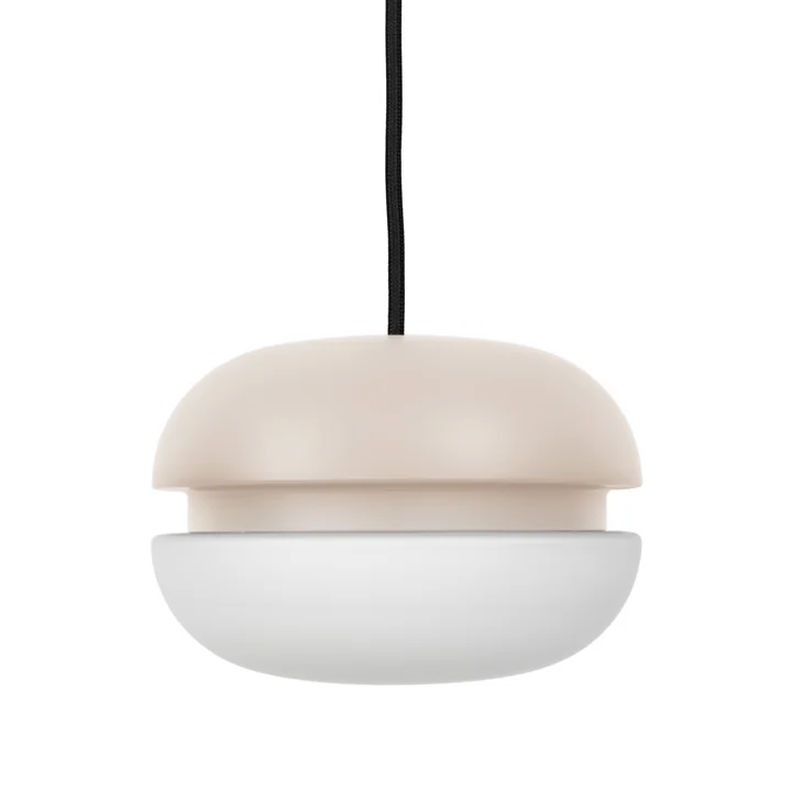 HANA - Macaron Pendant light, Ø 18 cm, matt chamois