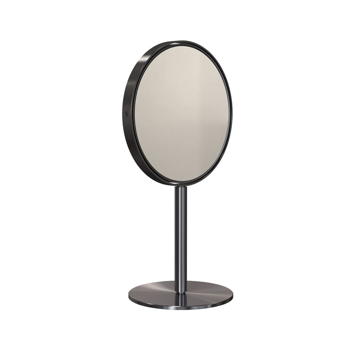 Nova2 Cosmetic mirror with 5x magnification 1943, black brushed, WxH 16x2 8. 6 cm from Frost
