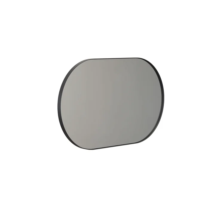 Frost - Unu Wall mirror 4145 with frame, oval, 60x100 cm, black matt