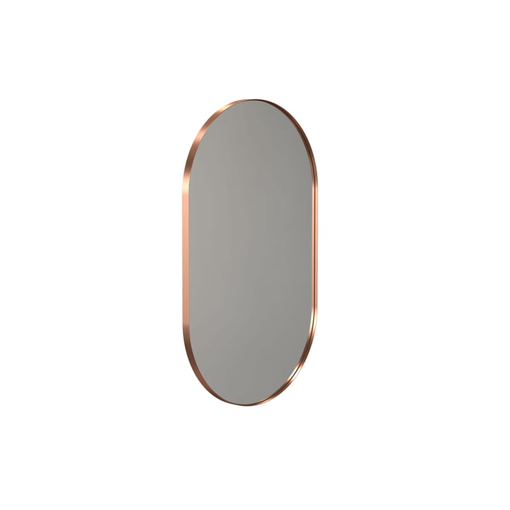 Frost - Unu Wall mirror 4145 with frame, oval, 60x100 cm, copper brushed