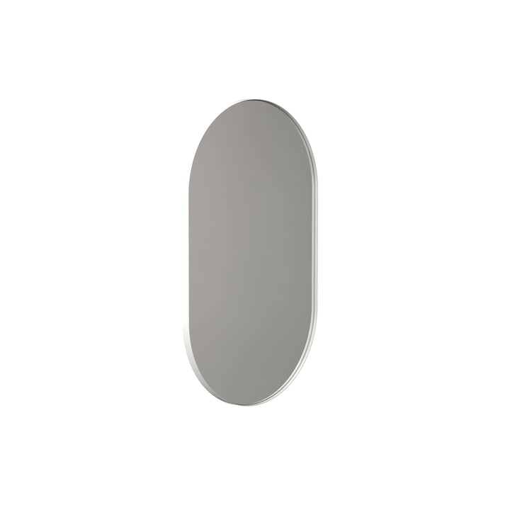Frost - Unu Wall mirror 4145 with frame, oval, 60x100 cm, white matt