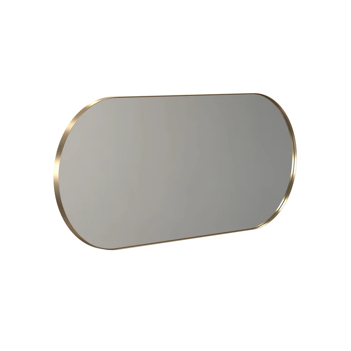 Frost - Unu Wall mirror 4146 with frame, oval, 60x140 cm, gold brushed