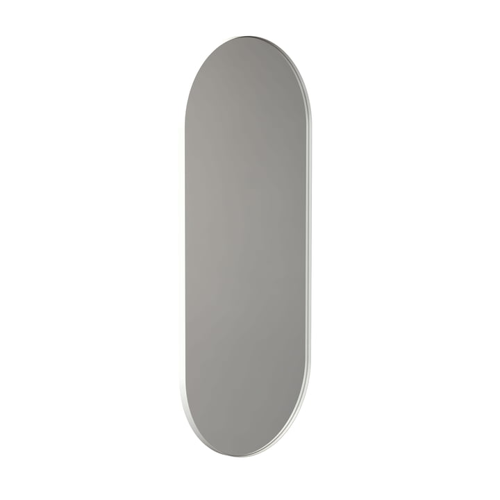 Frost - Unu Wall mirror 4146 with frame, oval, 60x140 cm, white matt