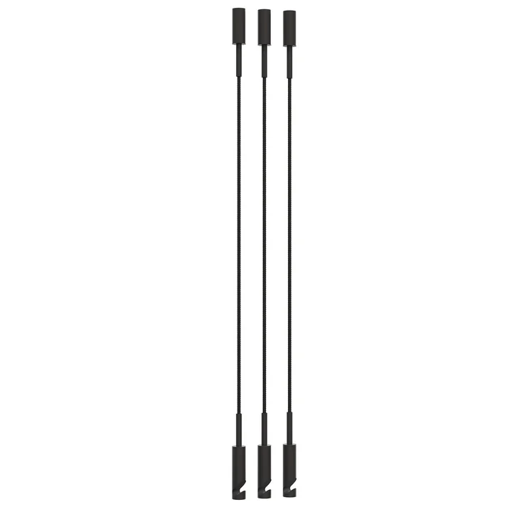 Carry Ceiling hooks, black matt (set of 3) from Frost