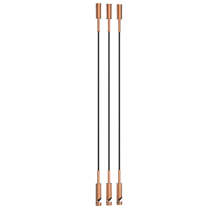 Carry Ceiling hook, copper polished (set of 3) from Frost