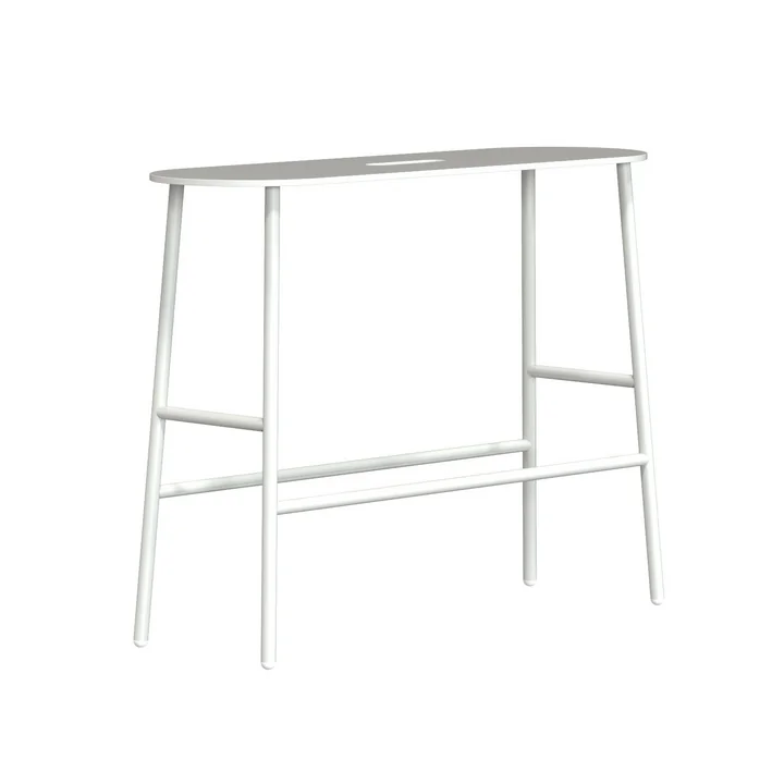 Bukto Bench 6305, white matt, LxWxH 60x1 8. 5x45 cm from Frost