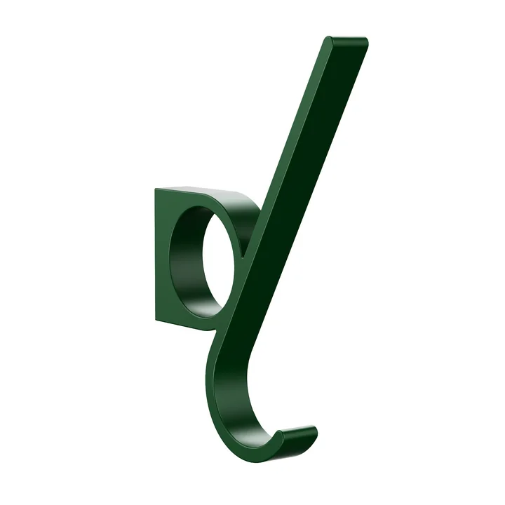 HANA - Amo Wall hooks, green powder-coated