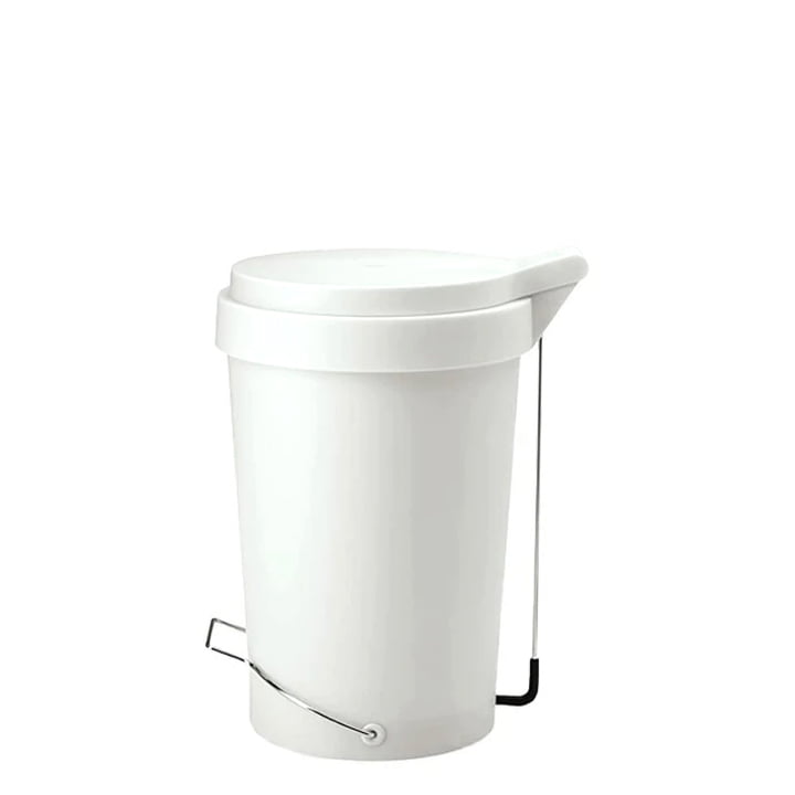 Tip Pedal bin, 30l, white / gray from Authentics